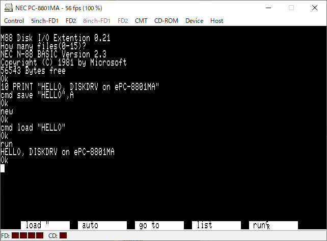 ePC-9801/E/U/VF/VM/VX/RA / ePC-98XA/XL/RL/DO / ePC-8801/mkII/MA 